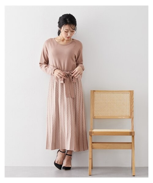 nissen（ニッセン）の「【大きい胸専用】これ一枚でさっと決まる！配色