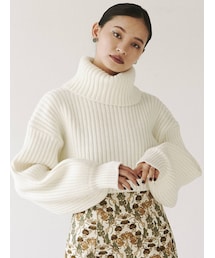 MURUA | ショートオフタートルニット(ニット/セーター)