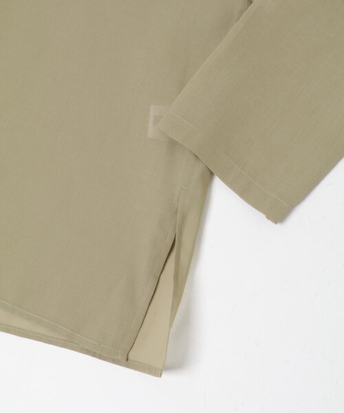 URBAN RESEARCH DOORS(アーバンリサーチドアーズ)の「FORK&SPOON シアーフーディーシャツ(シャツ/ブラウス・レディース・BLACK/BEIGE・1)」の8枚目の写真