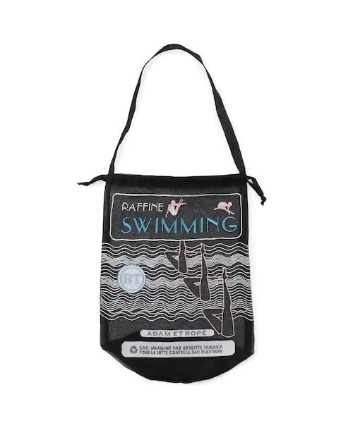 ADAM ET ROPE'(アダムエロペ)の「【公式サイト限定・一部店舗展開】【BT×ADAM ET ROPE'】SWIMMING BAG(ハンドバッグ・レディース・ブラック/ピンク・F)」の14枚目の写真