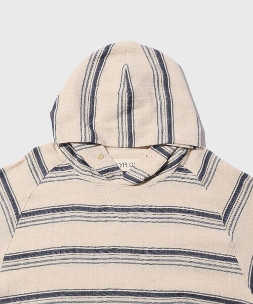 ADAM ET ROPE'（アダムエロペ）の「【POLYPLOID/ポリプロイド】HOOD PULLOVER B（パーカー・メンズ・ネイビー・2/3）」の4枚目の写真