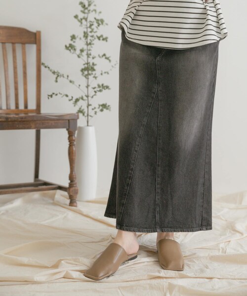 ITEMS URBANRESEARCH(アイテムズ アーバンリサーチ)の「スクエアサンダル(サンダル・レディース・BRN/BLK・S/M/L)」の12枚目の写真