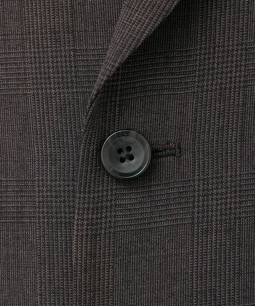 URBAN RESEARCH DOORS（アーバンリサーチドアーズ）の「LIFE STYLE TAILOR　ウーリーノグレンチェックダブルジャケット（テーラードジャケット・メンズ・BROWN-CH・S/M/L/XL）」の10枚目の写真