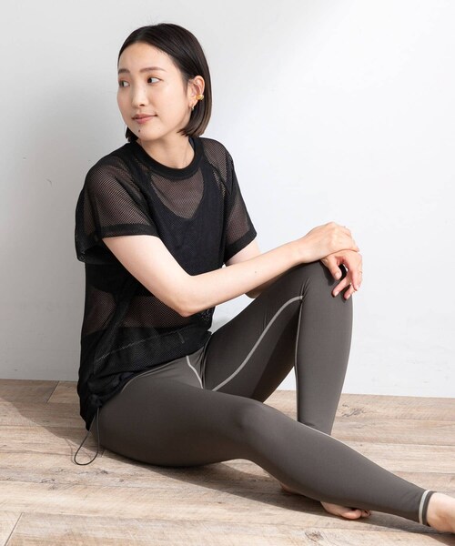 URBAN RESEARCH Sonny Label（アーバンリサーチサニーレーベル）の「SLAB Mesh Raglan Pullover（その他トップス・レディース・オフ/ブラック・FREE）」の9枚目の写真