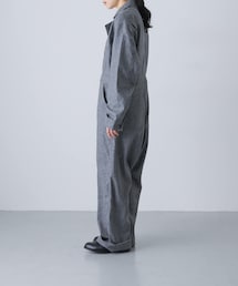 かぐれ（カグレ）の「リネンノースリーブオールインワン（つなぎ