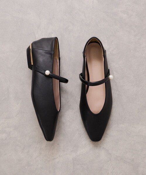 VIS(ビス)の「パールメリージェーンパンプス/バブーシュ(パンプス・レディース・ブラック・L/M/S/SS)」の5枚目の写真