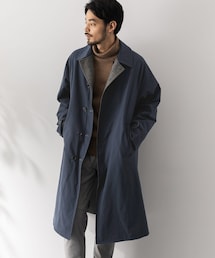 URBAN RESEARCH Sonny Label | チェックリバーシブルオーバーコート(ステンカラーコート)