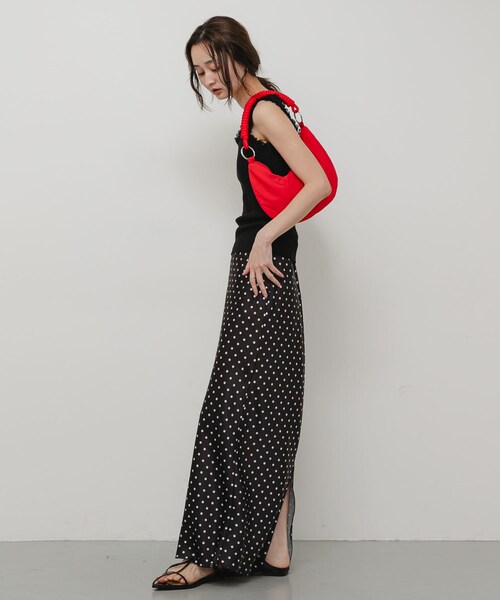 SENSE OF PLACE by URBAN RESEARCH（センスオブプレイスバイアーバンリサーチ）の「レースフリルタンクトップ（タンクトップ・レディース・OFF WHITE/BLACK・One）」の14枚目の写真