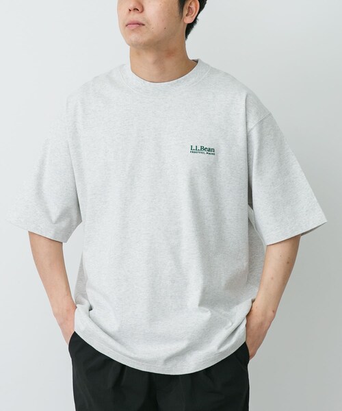 URBAN RESEARCH DOORS(アーバンリサーチドアーズ)の「L.L.Bean JAPAN EDITION UNION SHORT SLEEVE T-SHIRTS(Tシャツ/カットソー・メンズ・WHITE/BIRCH/TOP GREY/TEAL/NAVY/T.CHARCOAL・M/L/XL)」の4枚目の写真