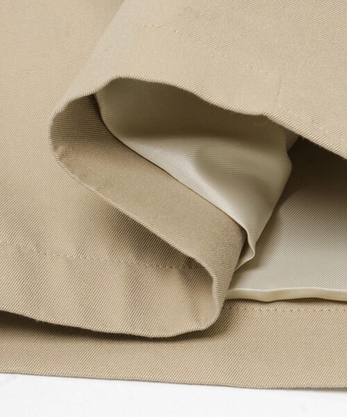 URBAN RESEARCH（アーバンリサーチ）の「TICCA　MINI テントトレンチコート（ステンカラーコート・レディース・BEIGE/KHAKI・1）」の6枚目の写真