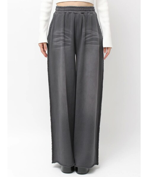 EMODA（エモダ）の「シェービングスウェットパンツ（その他パンツ・レディース・ライトグレー/グレー/ブラック・S/M）」の6枚目の写真