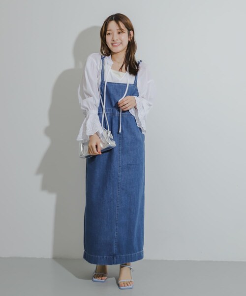 SENSE OF PLACE by URBAN RESEARCH(センスオブプレイスバイアーバンリサーチ)の「スカラップレースヨウリュウブラウス(シャツ/ブラウス・レディース・BLACK/OFF WHITE/CORAL・one)」の11枚目の写真