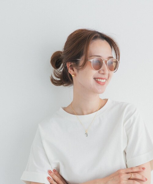 URBAN RESEARCH DOORS（アーバンリサーチドアーズ）の「ボストンサングラスA（メガネ・レディース・GRAY/BEIGE・0）」の12枚目の写真