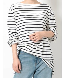 Ungrid | ボートネックボーダーロングスリーブTee(Tシャツ/カットソー)