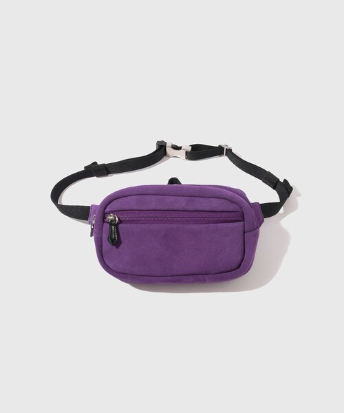 ADAM ET ROPE'（アダムエロペ）の「【URU/ウル】WAIST POUCH B（ボディバッグ/ウエストポーチ・メンズ・グリーン/パープル・F）」の3枚目の写真