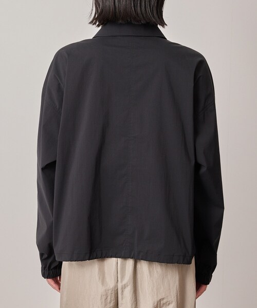 NERGY（ナージー）の「【ウォッシャブル対応】ナイロンZIPウィンドブレーカー（ナイロンジャケット・レディース・ブラック/キナリ・F）」の20枚目の写真