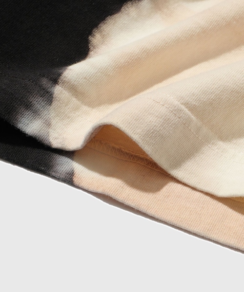 ADAM ET ROPE'(アダムエロペ)の「【NOMA RHYTHM TEXTILE/ノーマリズム テキスタイル】Hand Dye Polo Tee Shirt(ポロシャツ・メンズ・ブラック・2/3)」の10枚目の写真