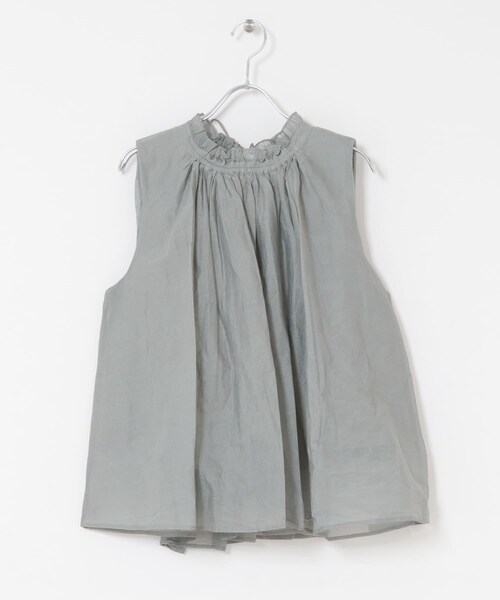 URBAN RESEARCH ROSSO（アーバンリサーチロッソ）の「MARILYN MOON　sheer cotton gather blouse（シャツ/ブラウス・レディース・BLACK/GRAY・FREE）」の16枚目の写真