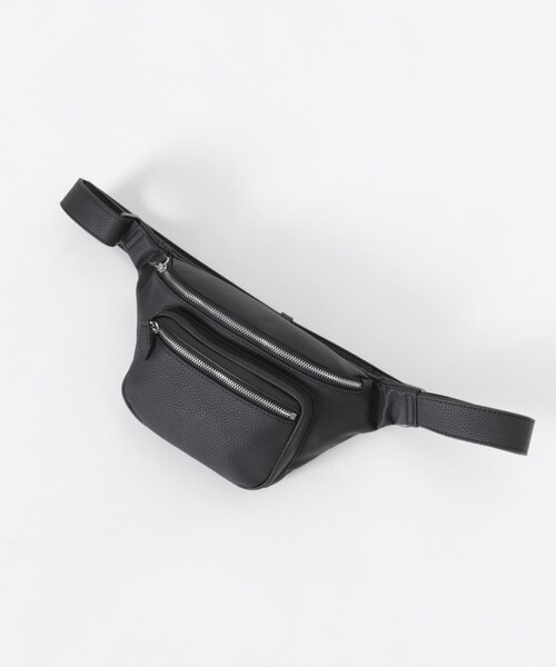 URBAN RESEARCH（アーバンリサーチ）の「Microfiber Waist Bag（ボディバッグ/ウエストポーチ・メンズ・BLACK・FREE）」の2枚目の写真