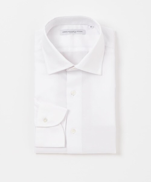 URBAN RESEARCH DOORS（アーバンリサーチドアーズ）の「『イージーケア』LIFE STYLE TAILOR　セミワイドツイル無地シャツ（シャツ/ブラウス・メンズ・WHITE・37/39/41/43）」の11枚目の写真