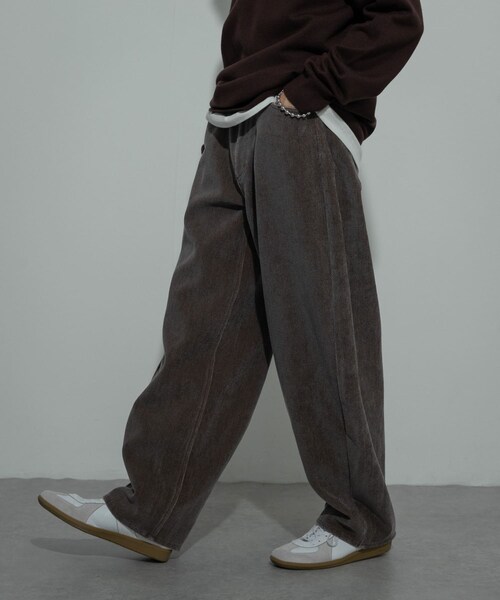 SENSE OF PLACE by URBAN RESEARCH(センスオブプレイスバイアーバンリサーチ)の「『セットアップ対応』ヴィンテージツイルカーブパンツ(その他パンツ・メンズ・BROWN/BLACK/KHAKI・M/L)」の15枚目の写真