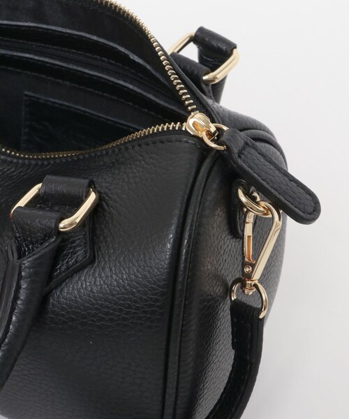 URBAN RESEARCH Sonny Label（アーバンリサーチサニーレーベル）の「AULENTTI　ミニボストンバッグ（ボストンバッグ・レディース・BLACK/BEIGE・one）」の7枚目の写真