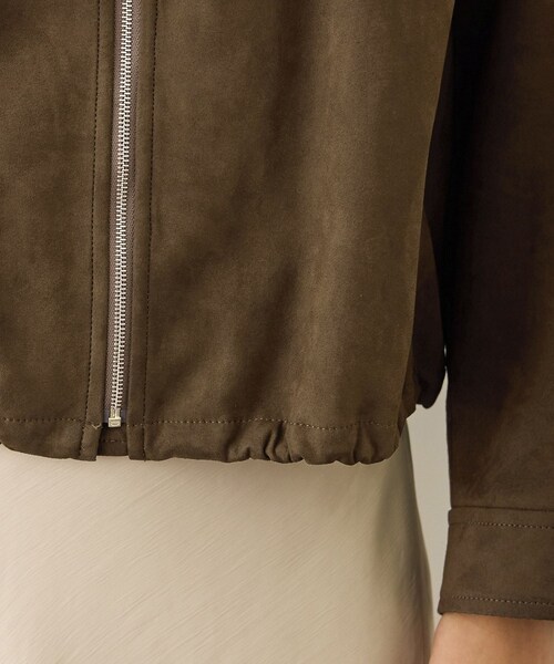 ROPE'（ロペ）の「スエードライクブルゾン（ブルゾン・レディース・ダークブラウン・F）」の19枚目の写真