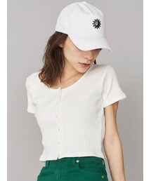 EVRIS | フロントボタンショートTEE(Tシャツ/カットソー)