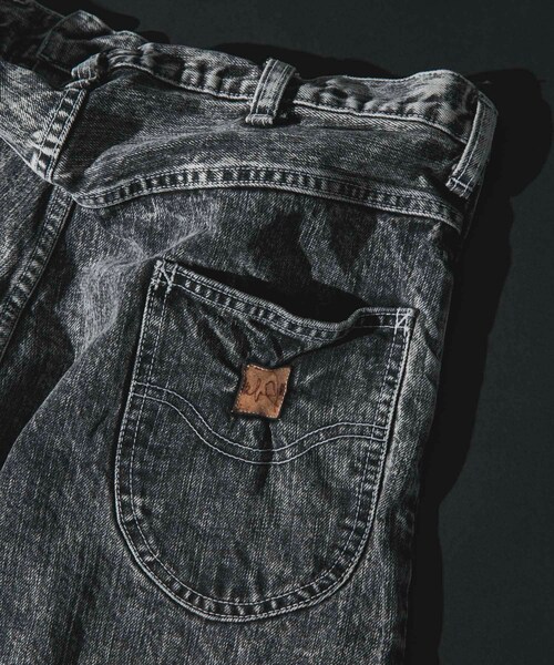 URBAN RESEARCH（アーバンリサーチ）の「Willow Pants　デッドストックBLKケミカル（デニムパンツ・メンズ・IND-CHEMI・0/1）」の4枚目の写真