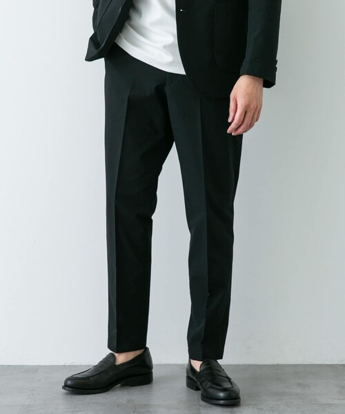 URBAN RESEARCH DOORS(アーバンリサーチドアーズ)の「『イージーケア』LIFE STYLE TAILOR シアサッカーコンフォータブルパンツ(スラックス・メンズ・NAVY/BLACK・S/M/L/XL)」の10枚目の写真