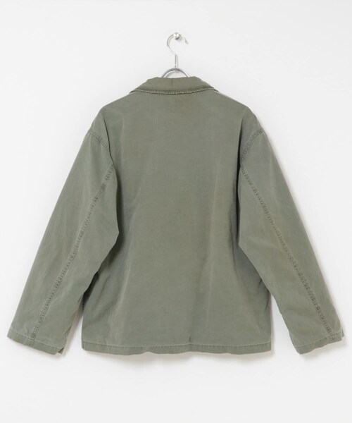 URBAN RESEARCH(アーバンリサーチ)の「A PRESSE Vintage US NAVY N-4 Deck Jacket(ミリタリージャケット・メンズ・SAGE・2/3/4)」の8枚目の写真