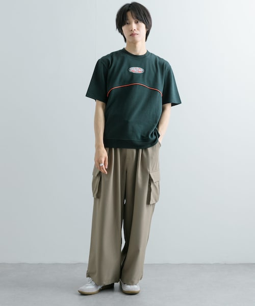 SENSE OF PLACE by URBAN RESEARCH(センスオブプレイスバイアーバンリサーチ)の「ブロックドデザインTシャツ(5分袖)(Tシャツ/カットソー・メンズ・BLK×WHT/GRN×ORG/BLU×YEL・M/L)」の21枚目の写真