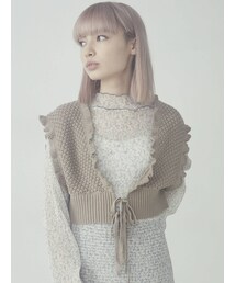 merry jenny | クロシェリボンニットビスチェ(ニット/セーター)