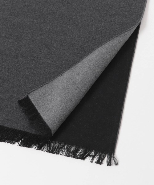 URBAN RESEARCH DOORS（アーバンリサーチドアーズ）の「LIFE STYLE TAILOR　シルクリバーシブルマフラー（マフラー・メンズ・02NVY-BLU/04GRN-CCL/01CCL-BLK/03BRN-BEG・-）」の11枚目の写真