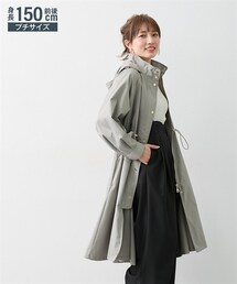 Petitjo | 小さいサイズ　ドロストロングモッズコート　低身長さん・小柄女性(モッズコート)
