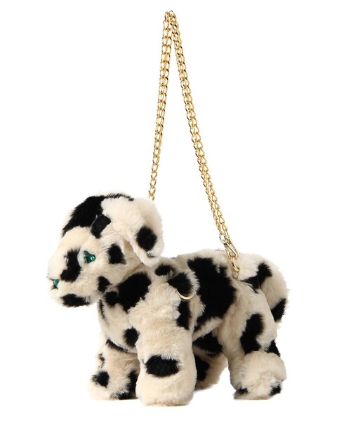 PAMEO POSE(パメオポーズ)の「Dalmatian Bag(ショルダーバッグ・レディース・ホワイト/ブルー・F)」の1枚目の写真