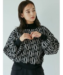 MURUA | パターンジャガードニットプルオーバー(ニット/セーター)