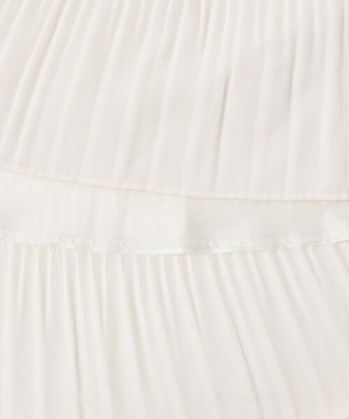 URBAN RESEARCH（アーバンリサーチ）の「プリーツティアードスカート（スカート・レディース・IVORY/CHARCOAL/BLACK・Free）」の17枚目の写真