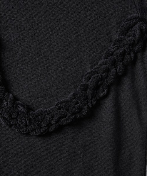 ADAM ET ROPE'(アダムエロペ)の「【VIOLETTE ROOM for ADAM ET ROPE'】別注 NUANCE TEE(Tシャツ/カットソー・レディース・ブラック/グレー/ホワイト・F)」の9枚目の写真