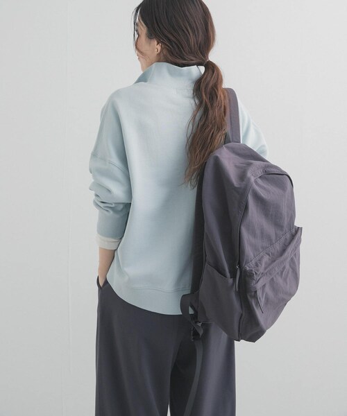 URBAN RESEARCH DOORS（アーバンリサーチドアーズ）の「刺繍スタンドカラースウェット（スウェット・レディース・OFF/L.BLUE・Free）」の18枚目の写真