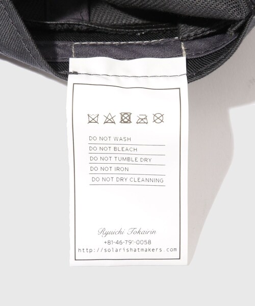 ADAM ET ROPE'（アダムエロペ）の「【SOLARIS&CO./ソラリスアンドコー】FOOTBALL CURVED VISOR CAP（キャップ・メンズ・チャコール・F）」の10枚目の写真