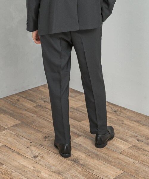 URBAN RESEARCH DOORS(アーバンリサーチドアーズ)の「LIFE STYLE TAILOR ウールライクツイルコンフォータブルパンツ(スラックス・メンズ・NAVY/OLV BROWN/BLUE GRAY・S/M/L/XL)」の8枚目の写真