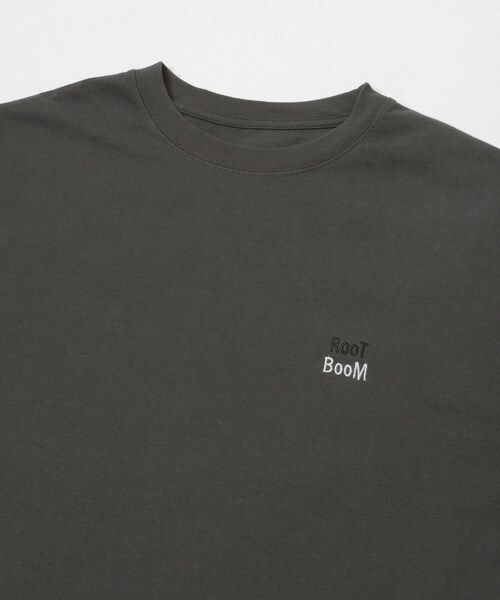 URBAN RESEARCH DOORS（アーバンリサーチドアーズ）の「GrowOrganic 刺しゅうロングスリーブTシャツ（Tシャツ/カットソー・レディース・OFF/CHARCOAL/BURGUNDY・Free）」の15枚目の写真