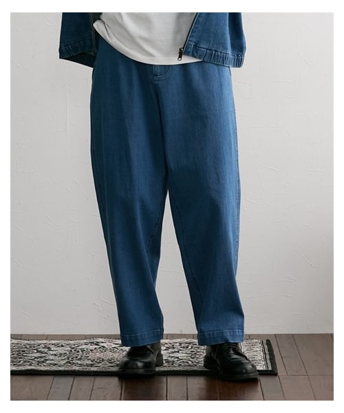 nissen（ニッセン）の「【セットアップ可能】ワイドシルエットデニムクライミングパンツ（パンツ・メンズ・ネイビー/ブルー・M/L/LL/3L/4L/5L/6L/8L/10L）」の17枚目の写真