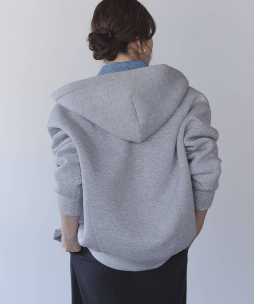 URBAN RESEARCH Sonny Label（アーバンリサーチサニーレーベル）の「ダンボールZIPコクーンフーディー（パーカー・レディース・L.グレー/チャコール/ネイビー・Free）」の10枚目の写真