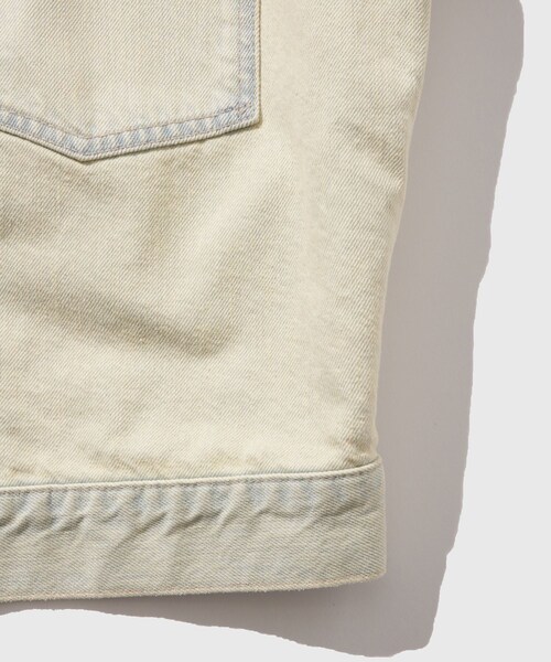 ADAM ET ROPE'（アダムエロペ）の「【DAIRIKU/ダイリク】Ice Wash 2PKT Denim Jacket（デニムジャケット・メンズ・ホワイト系・L/M）」の8枚目の写真