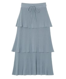 LAGUNAMOON | ティアードニットスカート【セットアップ着用可能】(スカート)