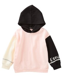 nissen | あったか裏起毛♪配色切替パーカー(スウェット)