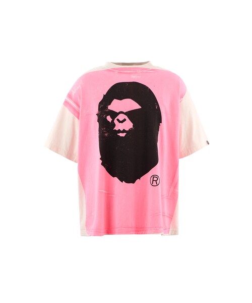URBAN RESEARCH（アーバンリサーチ）の「SAINT M××××××　BAPE HANDPRINT（Tシャツ/カットソー・メンズ・WHT/PNK・M/L/XL）」の14枚目の写真