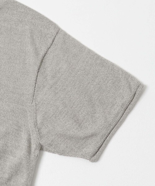 URBAN RESEARCH DOORS(アーバンリサーチドアーズ)の「unfil silkcotton short-sleeve gatherdpullover(ニット/セーター・レディース・gray/lilac/d.brown・1)」の6枚目の写真